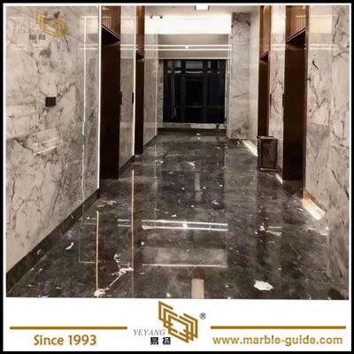 Romantiske grå marmorfliser