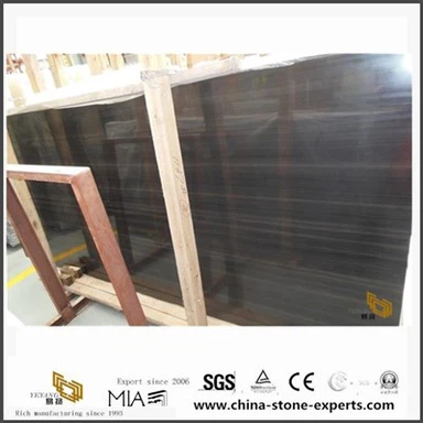 Kina sort træ kornet marmor plader muligheder For badeværelse flise