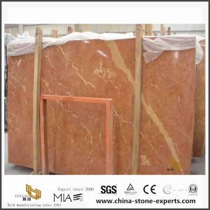 Rojo Alicante Orange laminat marmor For Hotel gulv fliser fra Stone Company