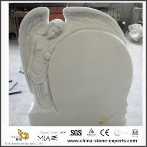 Custom hvid engel Memorial monumenter For Graves med billige priser