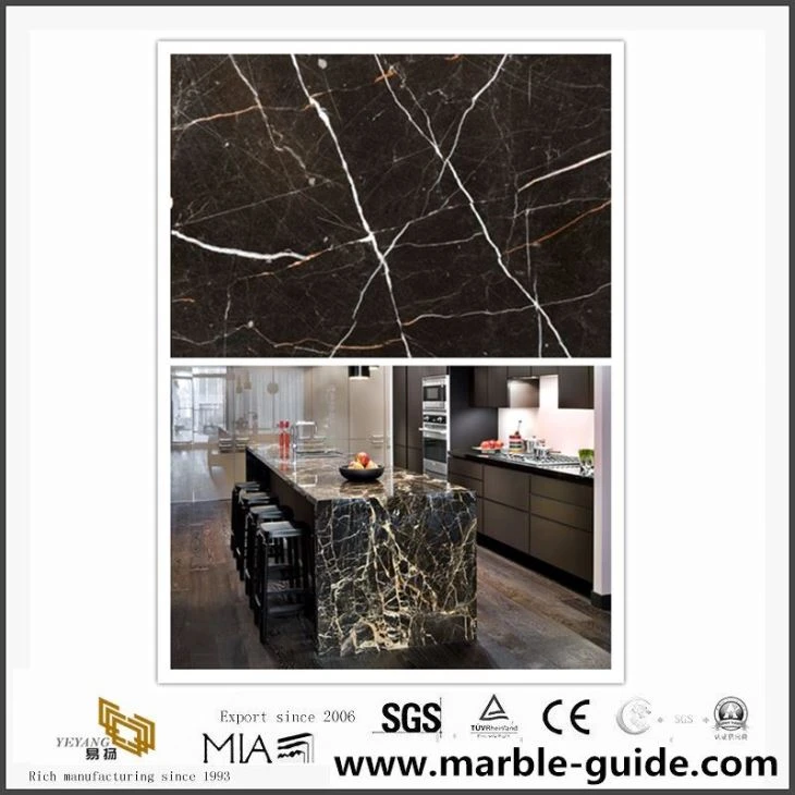 Cheap Price Portoro Gold Marble For Paving Tiles, Countertops