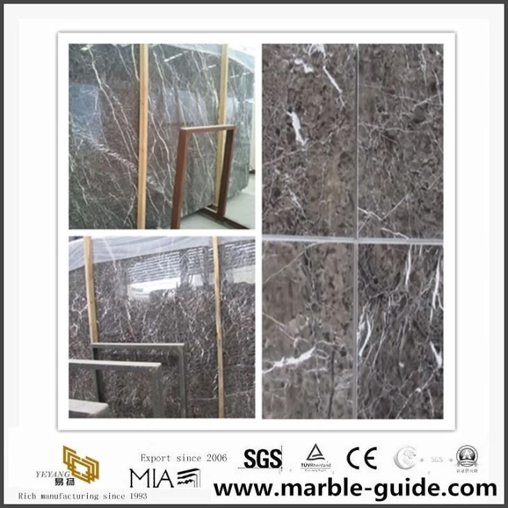 Chinese Hang Grey White Vein Marble Tile For Building