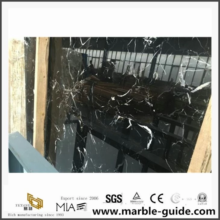 Chinese New Black Ice Flower Marble For Tiles, Tops