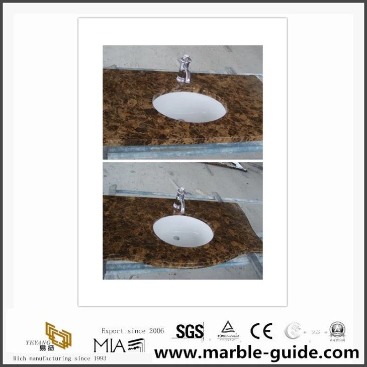 Emperador Marble Bathroom Countertops Vanity Tops With Discount Cost