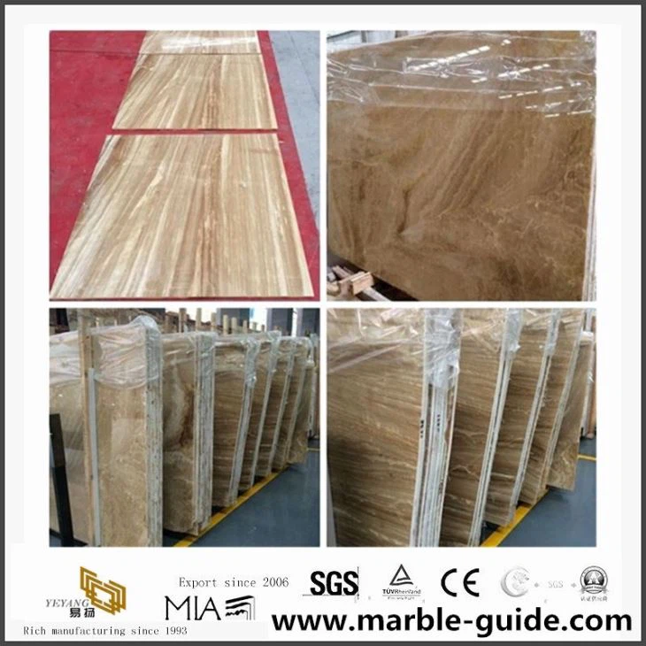 High Quality China Wood Grain Yellow Marble For Wall Tiles, Flooring Tiles, Project