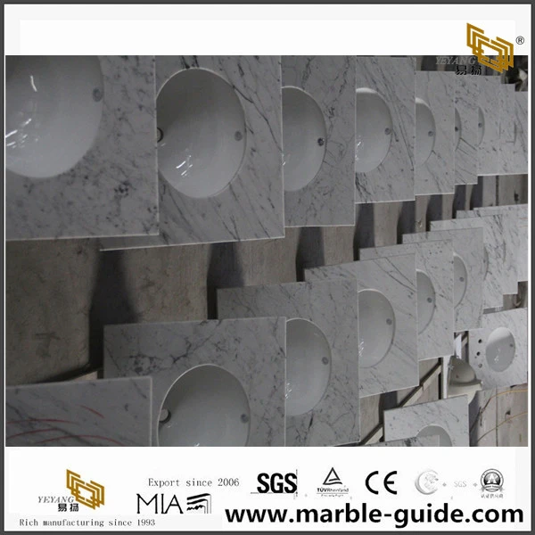 Popular Bianco Cararra Marble Slabs,Tiles for Vanity Tops,Kitchen Tops