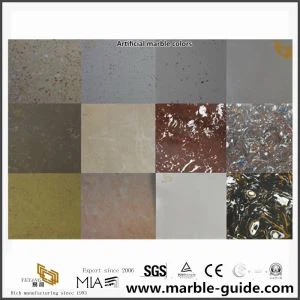 Kunstige marmorfarver til interiørprojekt