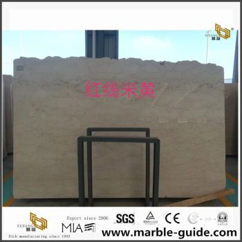 Red Line Beige Marble Slab