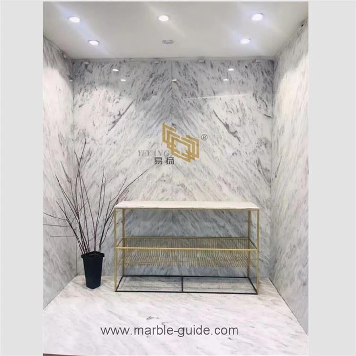Oriental White Marble Stairs Design