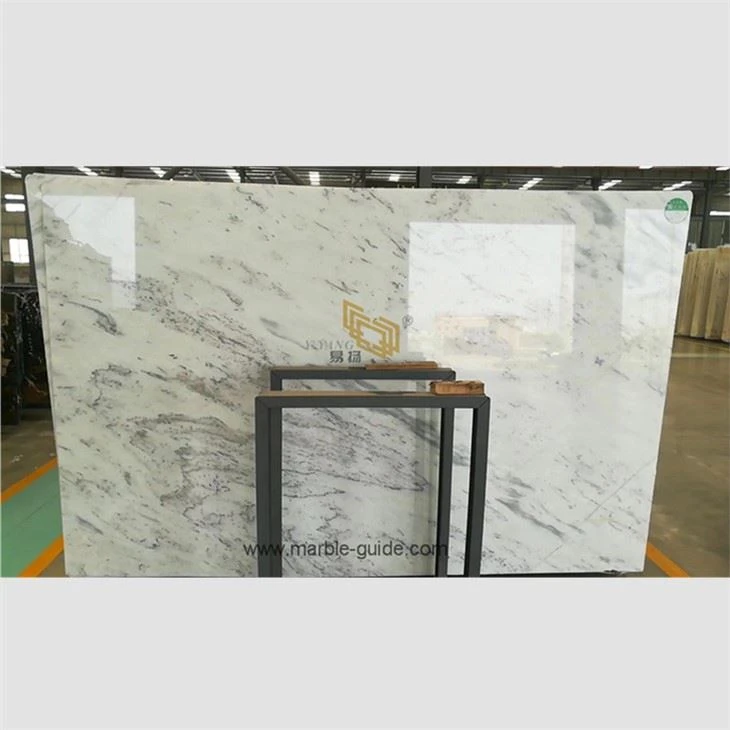 Oriental White Marble Trairs Design