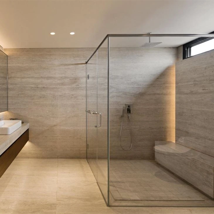 Roman Travertine For Bathroom Design