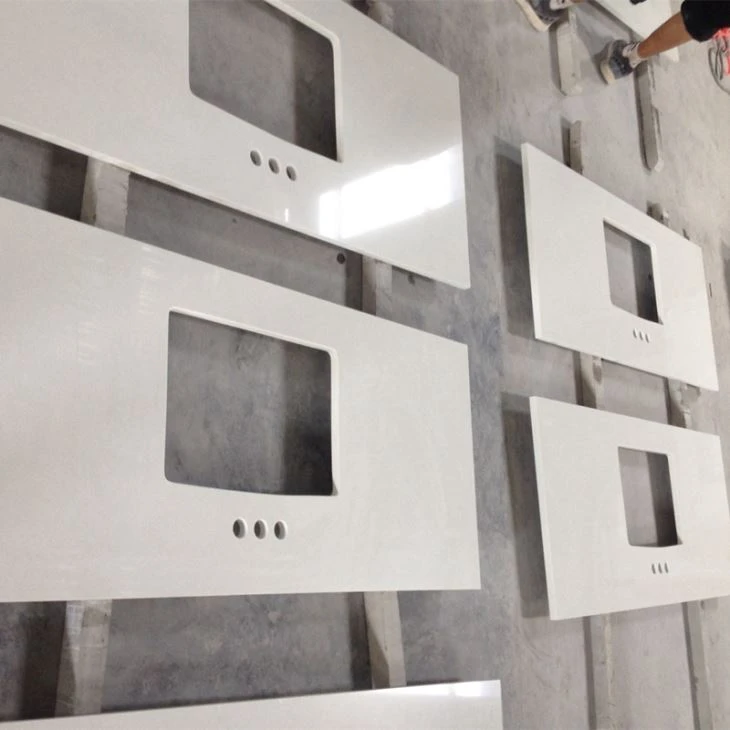 White Quartz Countertops FG308