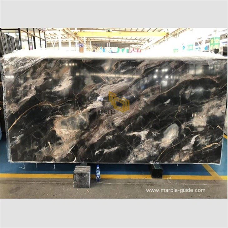 Glamour Magic Black Polished Marble Slabs