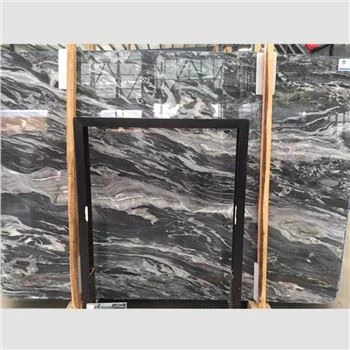 Bookmatched Dream Star Black Marble Plabs